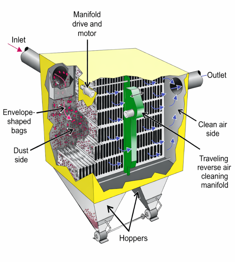 Reverse Air · Process layout