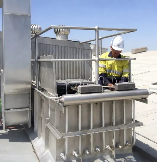 Rooftop servicing