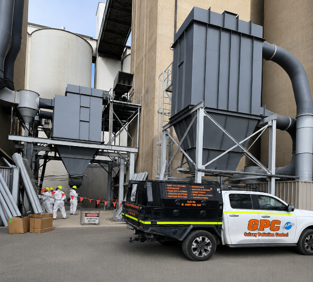 GPC service truck on industrial maintenance site