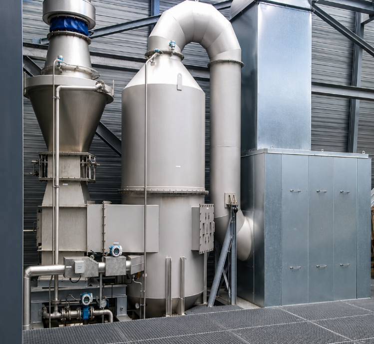 Dry Scrubber · Process schematic