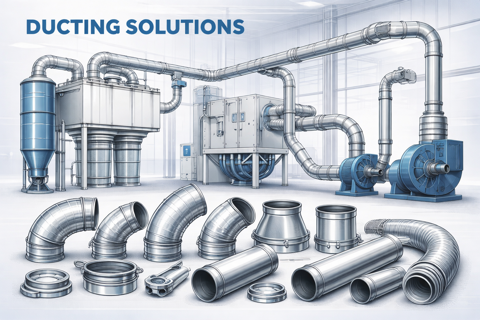 Ducting systems for dust and fume extraction